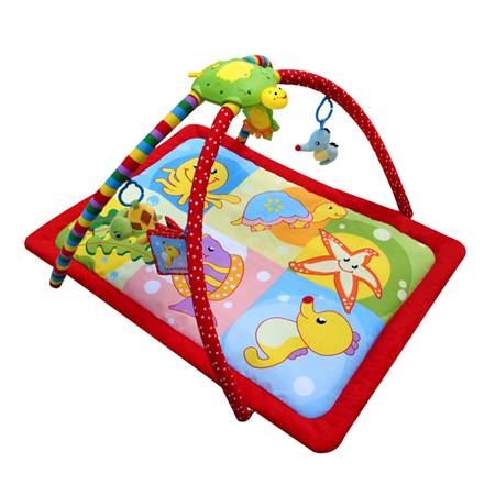 Happy sea turtle baby play mat